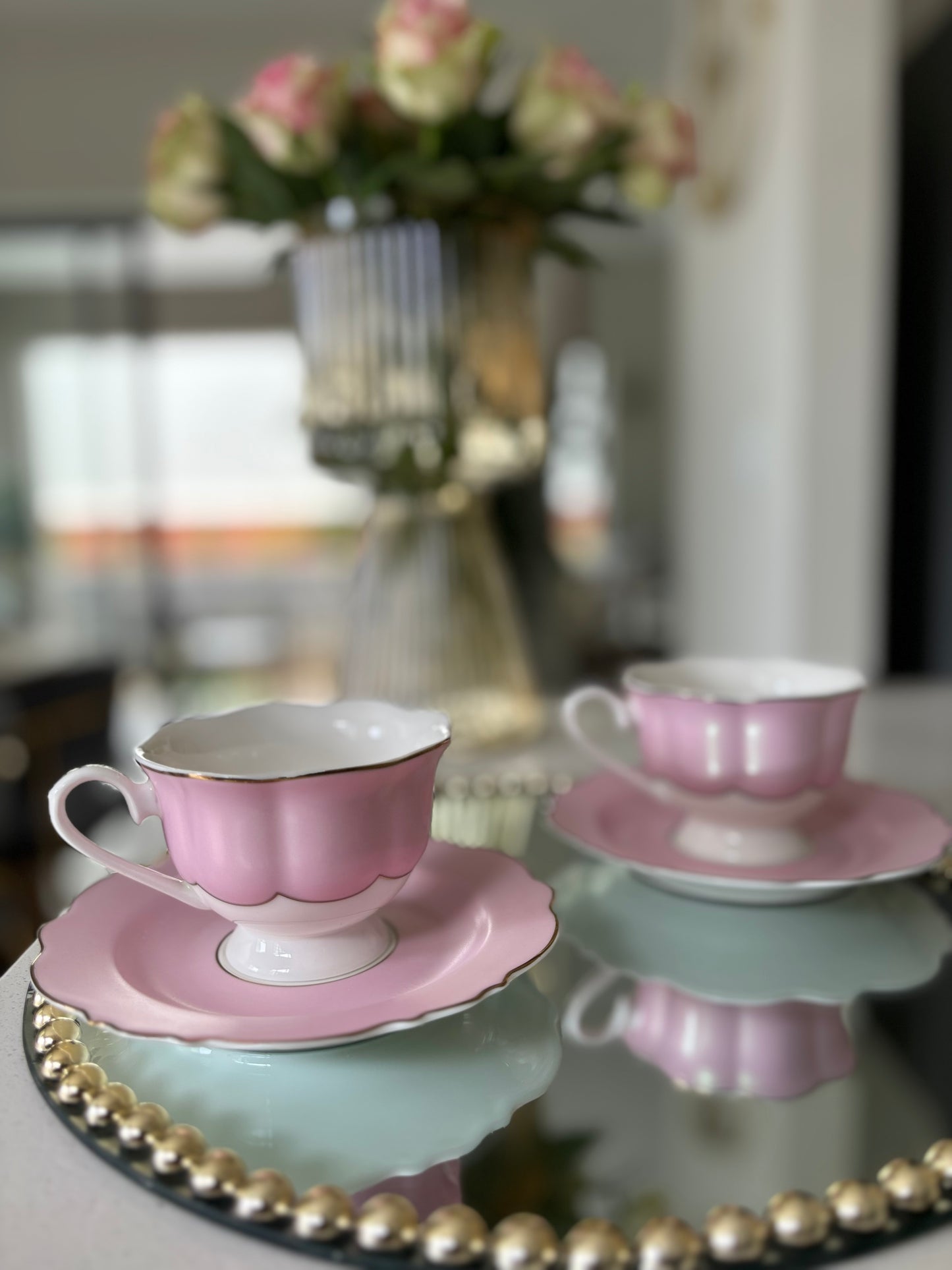 CM cup and saucer set