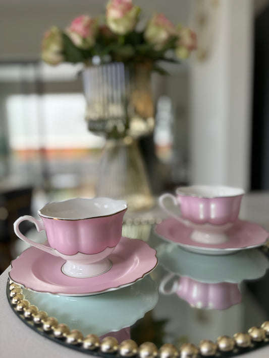 CM cup and saucer set