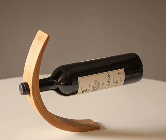 Floating Curve Wine Rack