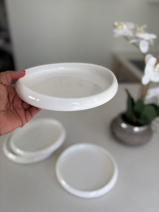 SM stylish white bowls