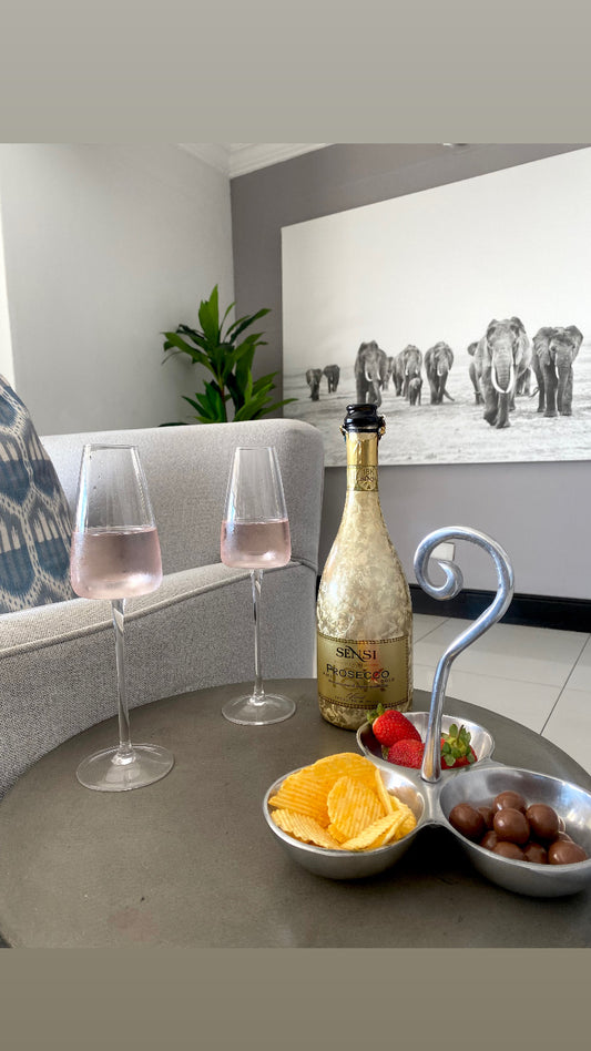 Ana silver snack set