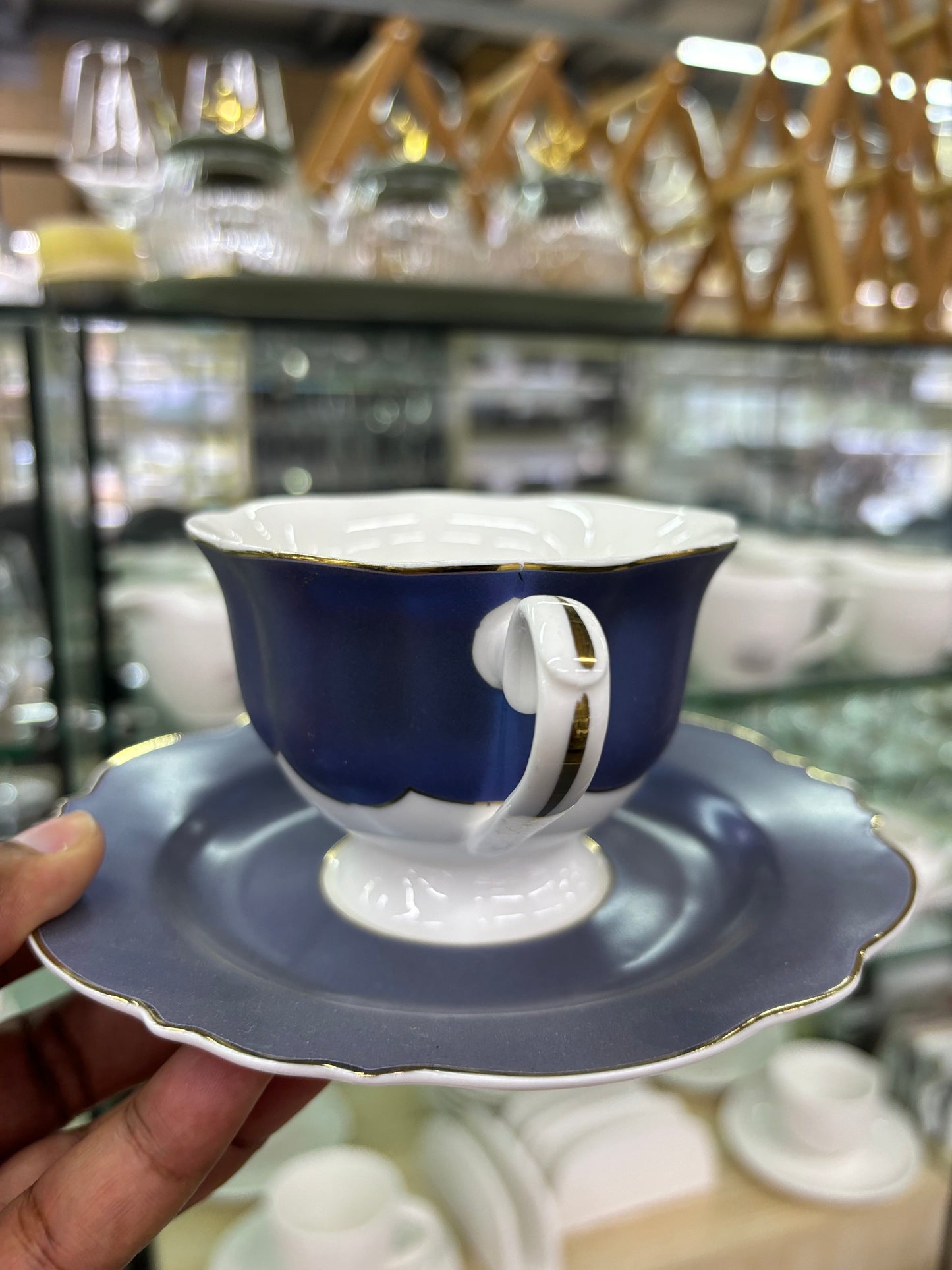 CM cup and saucer set
