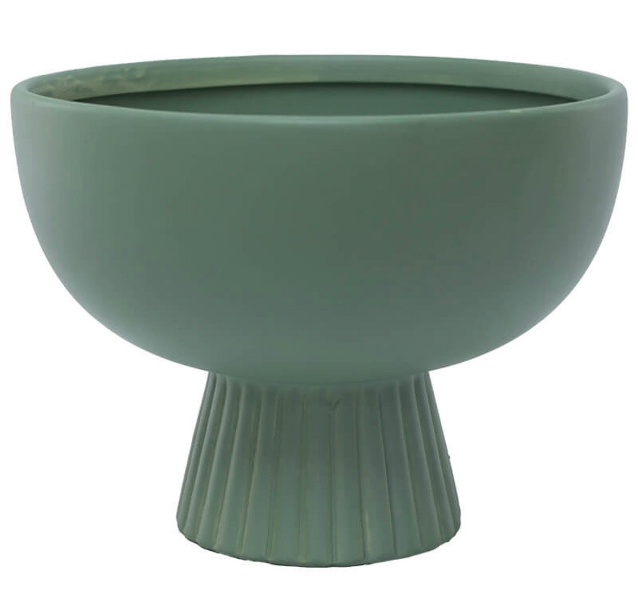 SM Green ceramic deep bowl