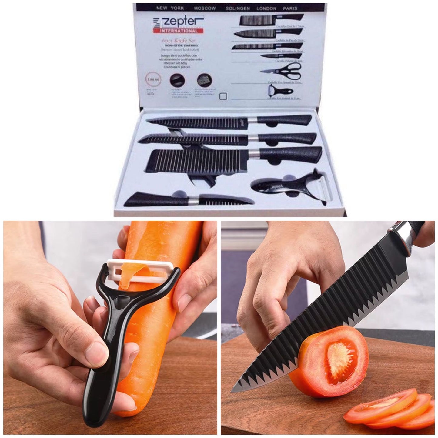 CM 6 piece knife set