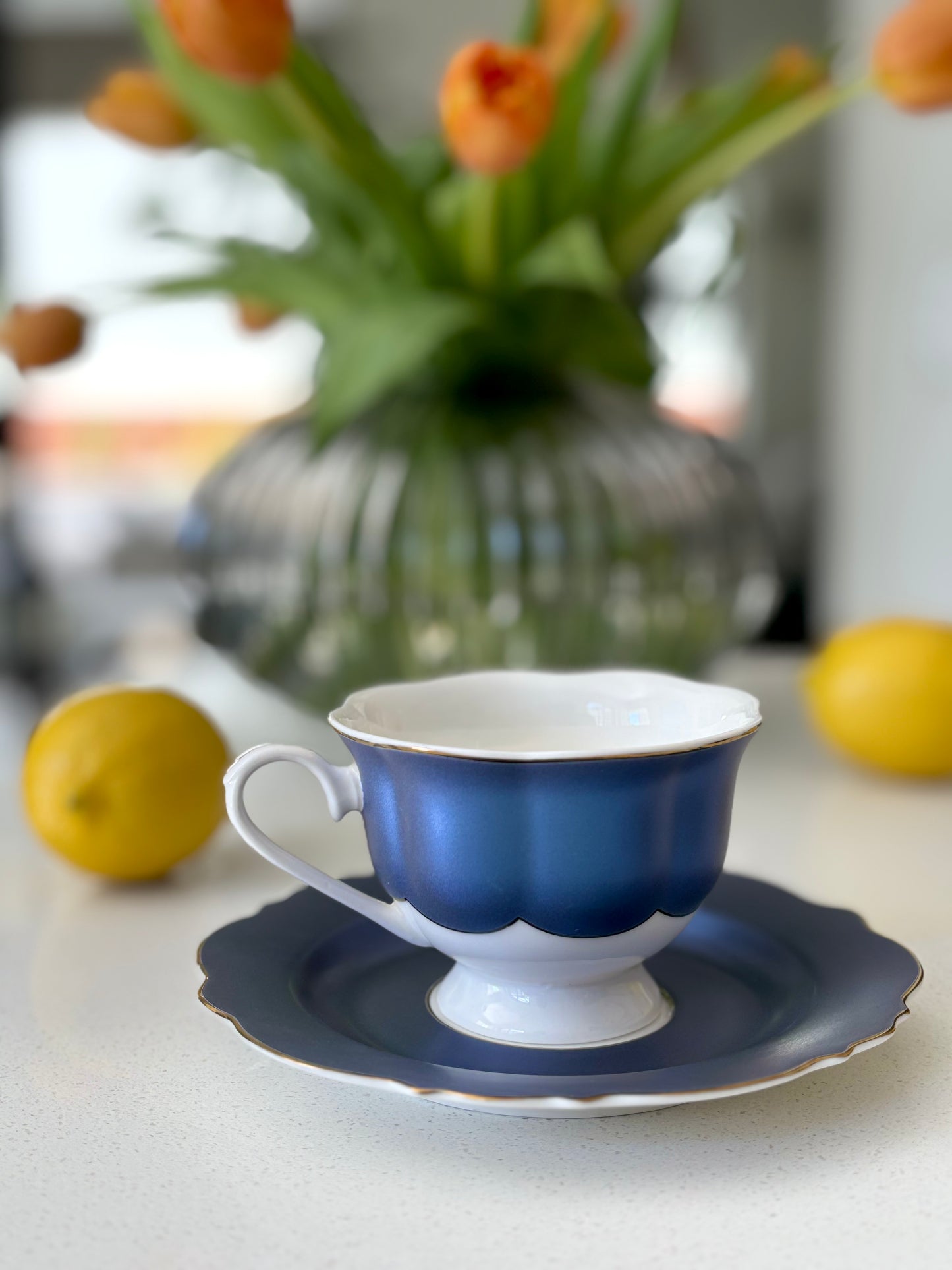 CM cup and saucer set