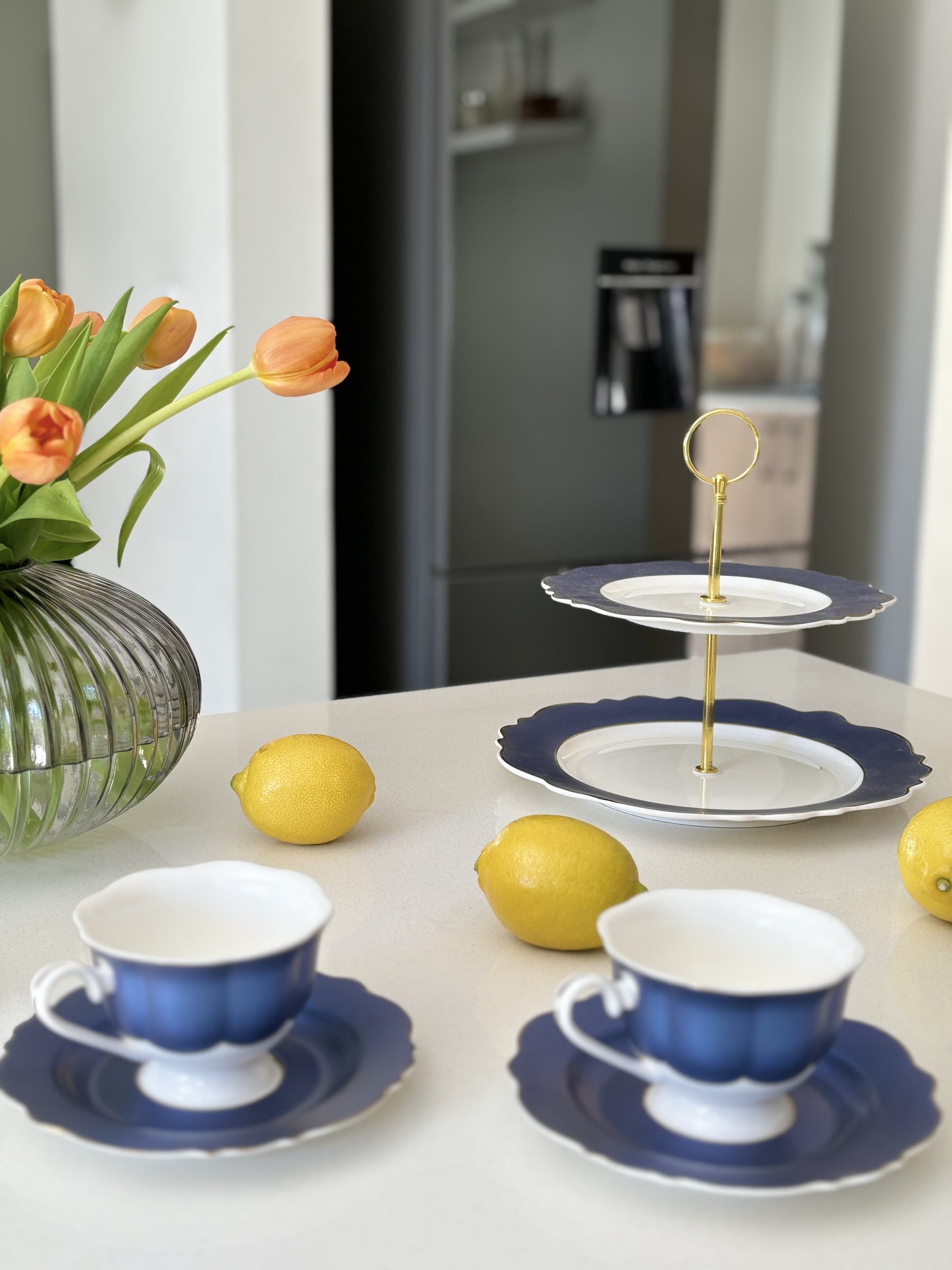 CM cup and saucer set
