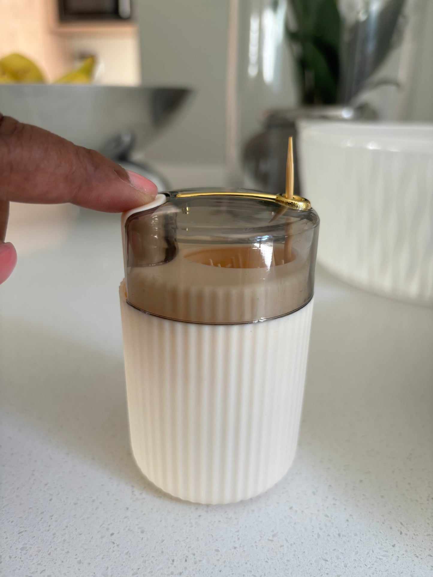 Toothpicks holder dispenser