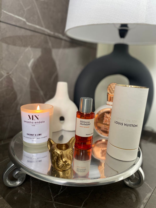 3 swirling legs multipurpose silver stand