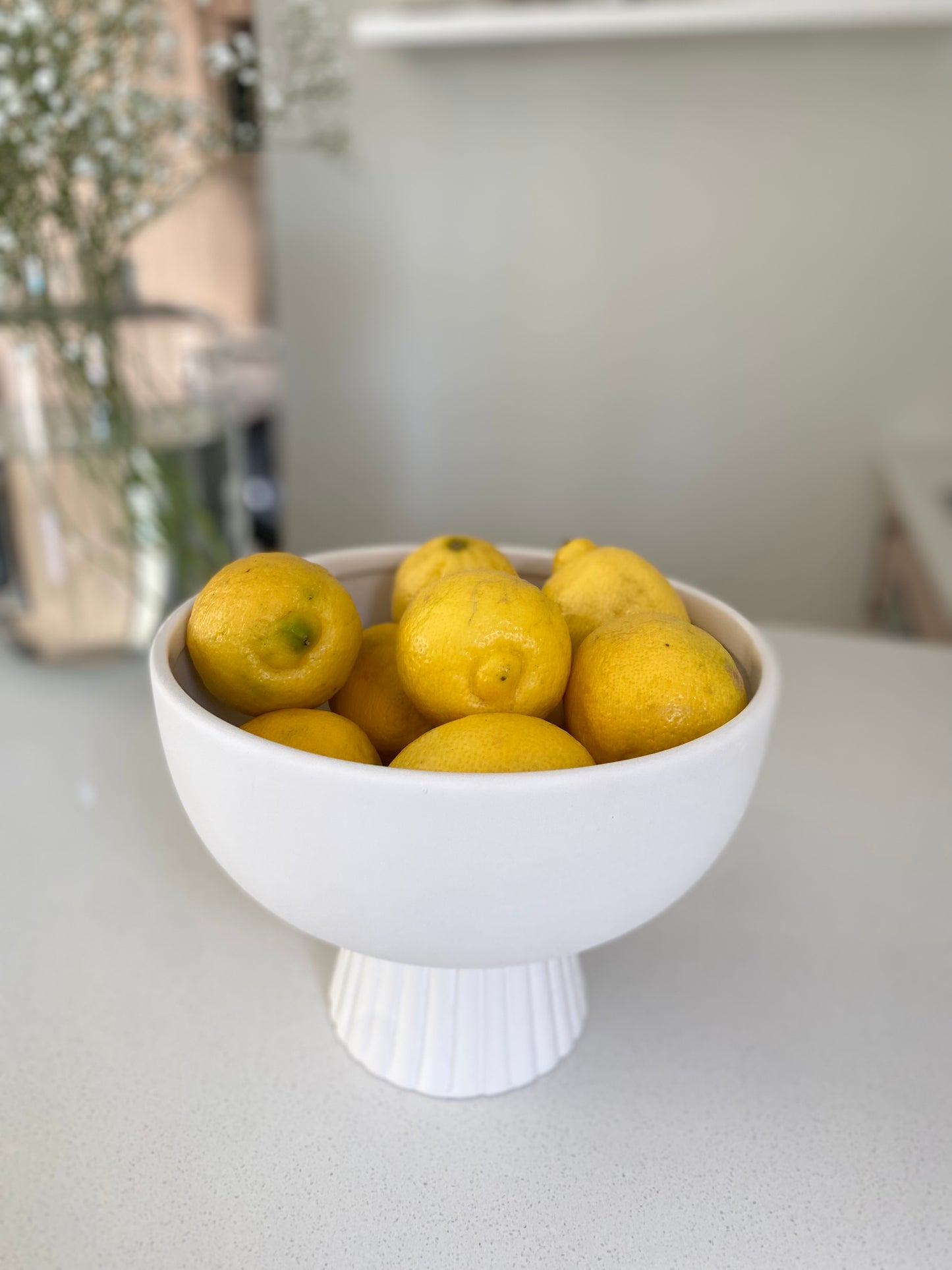 SM White ceramic deep bowl