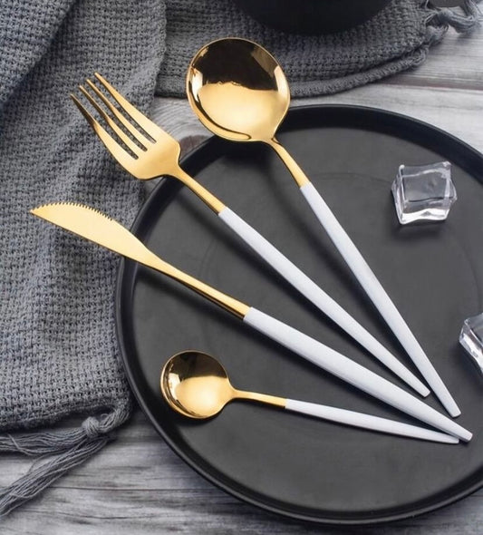 Dubai mirror cutlery