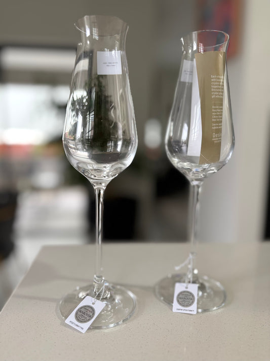 Lucaris Crystal Champagne Flutes