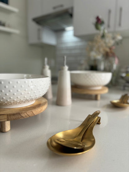SM Dotted salad bowls