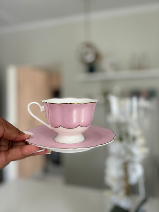 CM cup and saucer set