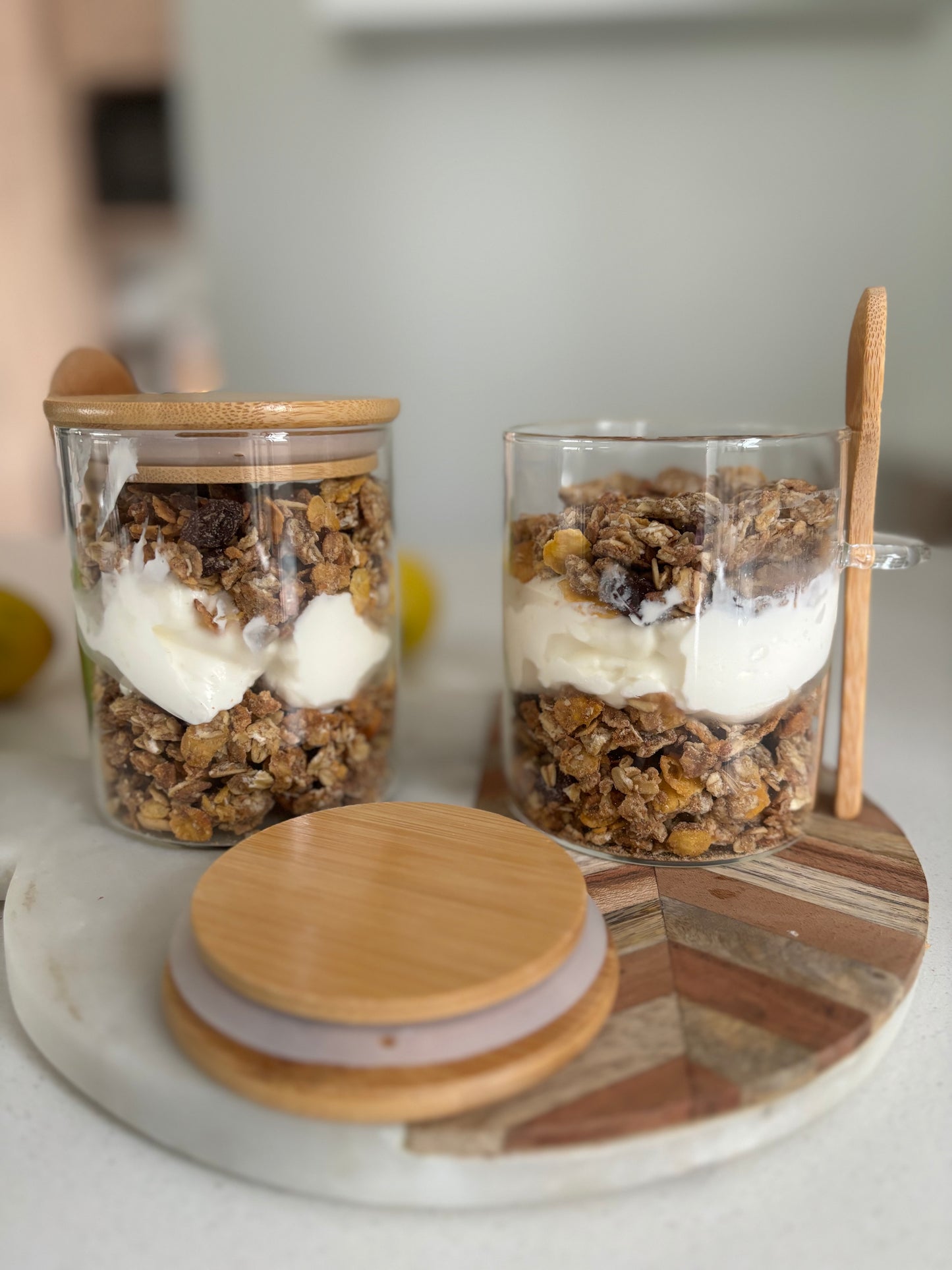 Thrive glass jars