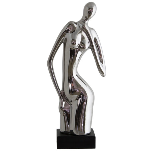 Standing Silver sculpture