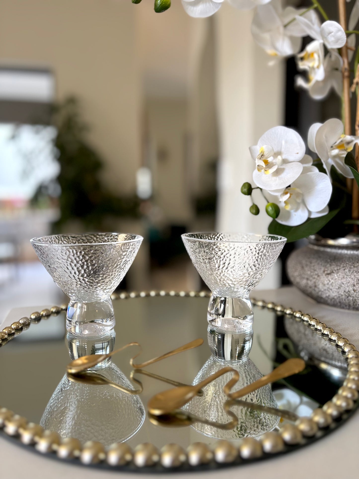 Gold stylish teaspoons