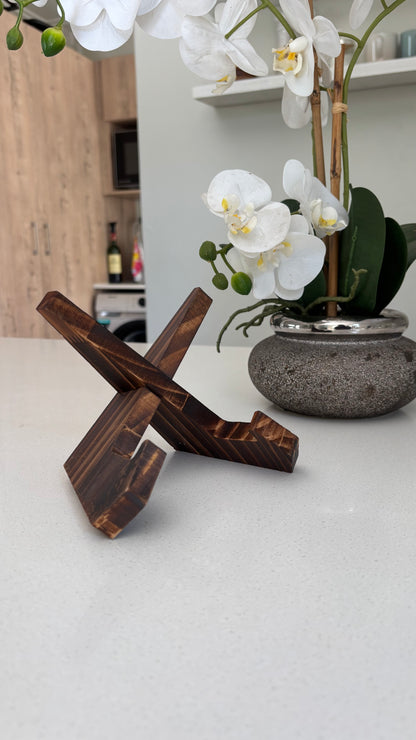 Bamboo recipe stand