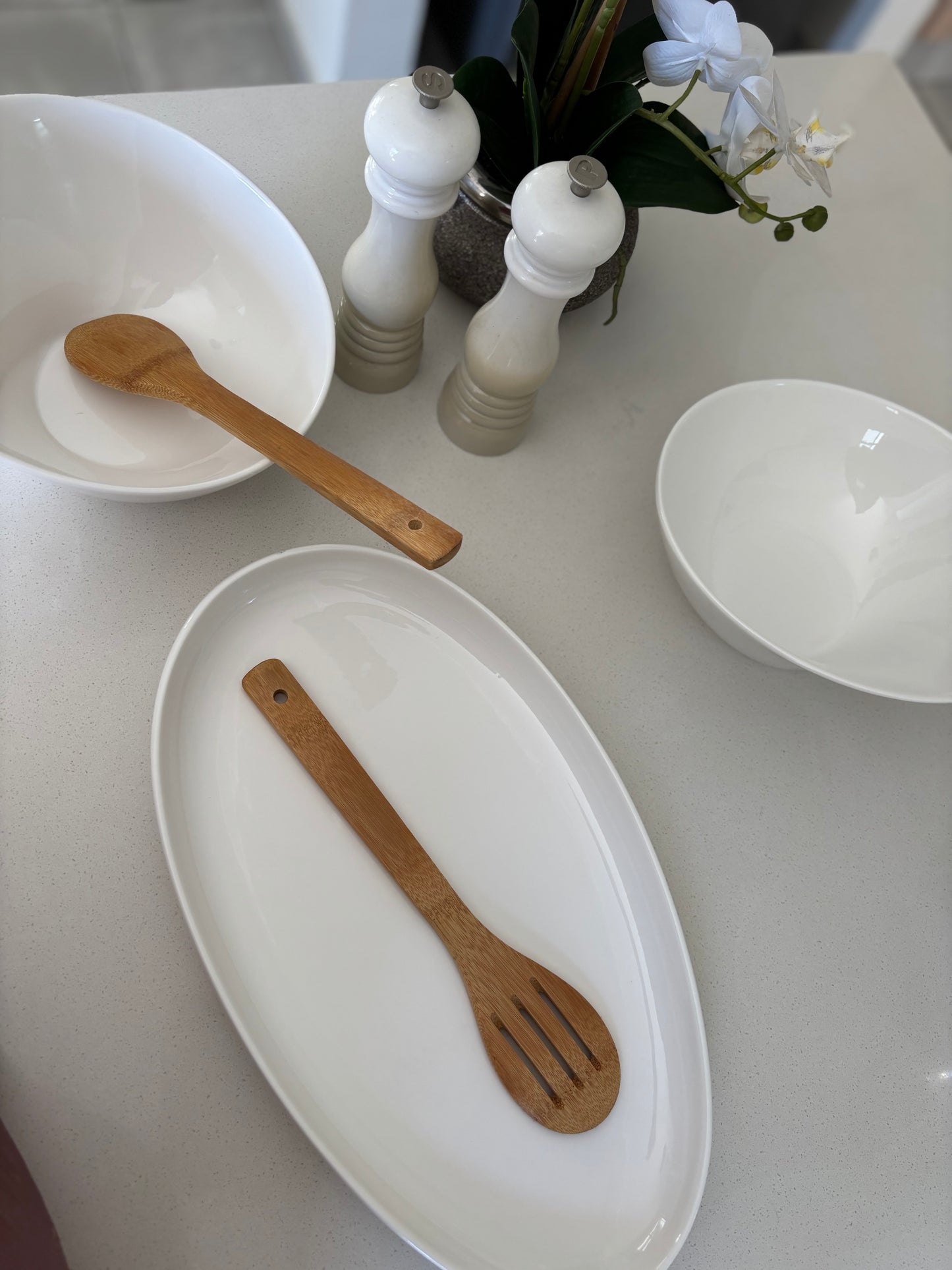 SM  ceramic serving set in stock