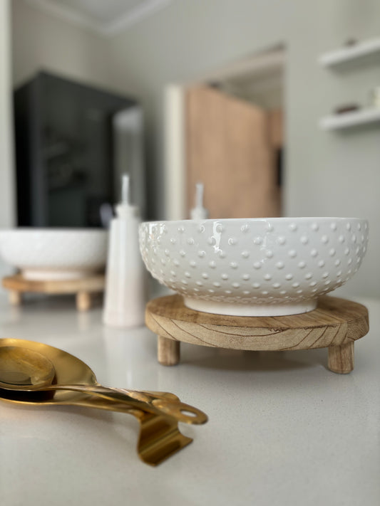 SM Dotted salad bowls