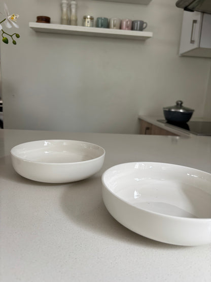 ZE white bowls