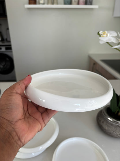 SM stylish white bowls