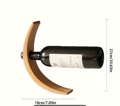 Floating Curve Wine Rack