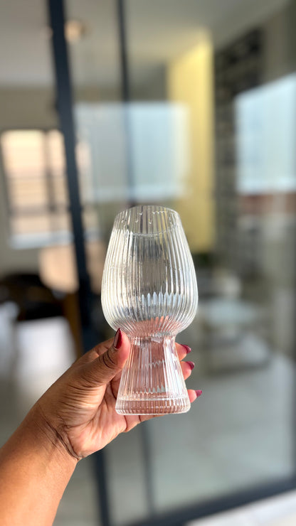 Modern Ribbed Goblet