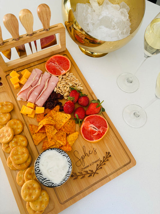 Personalized cheese board