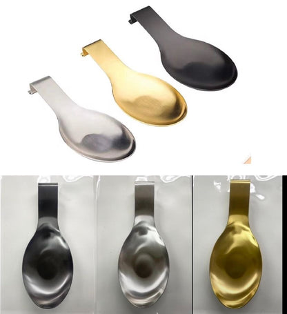 Metal spoon rest
