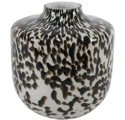 Ana black and white vase