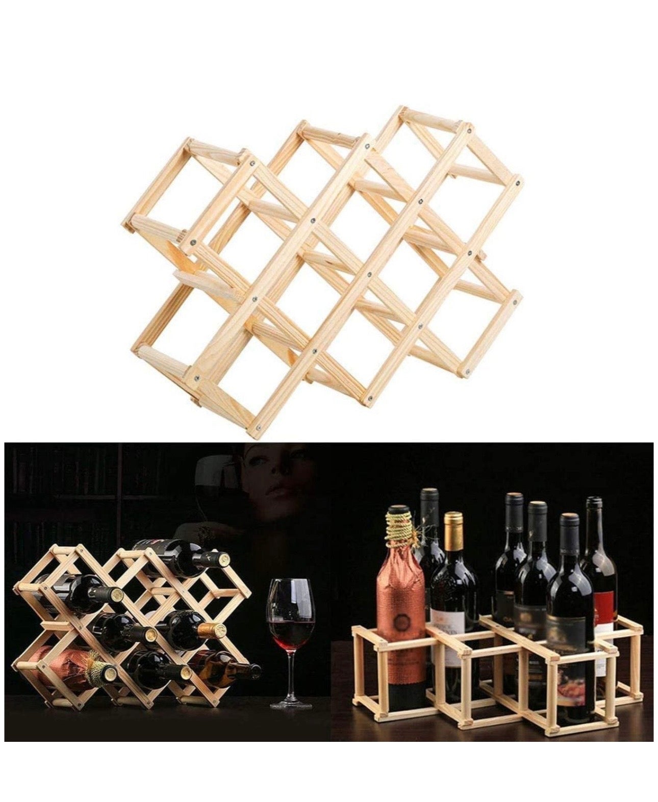 Wine rack - 6 bottles