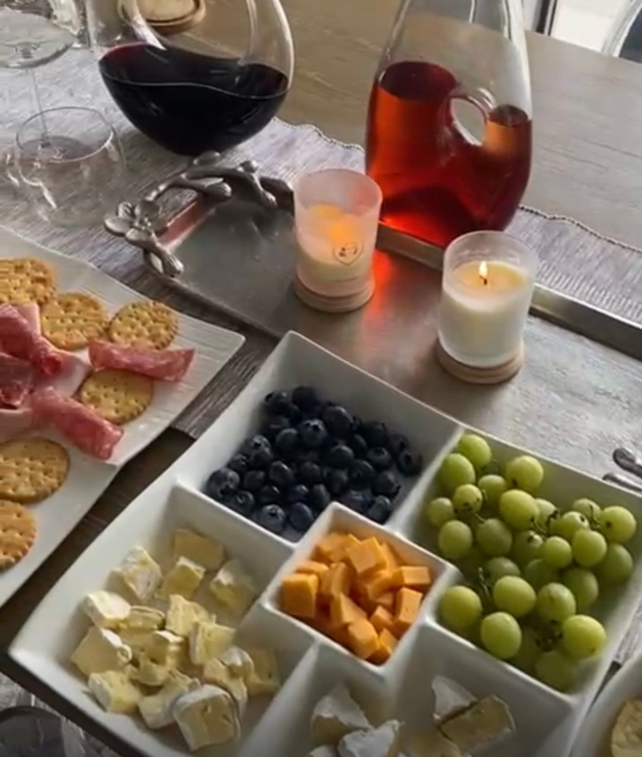 Ceramic 5 divider platter