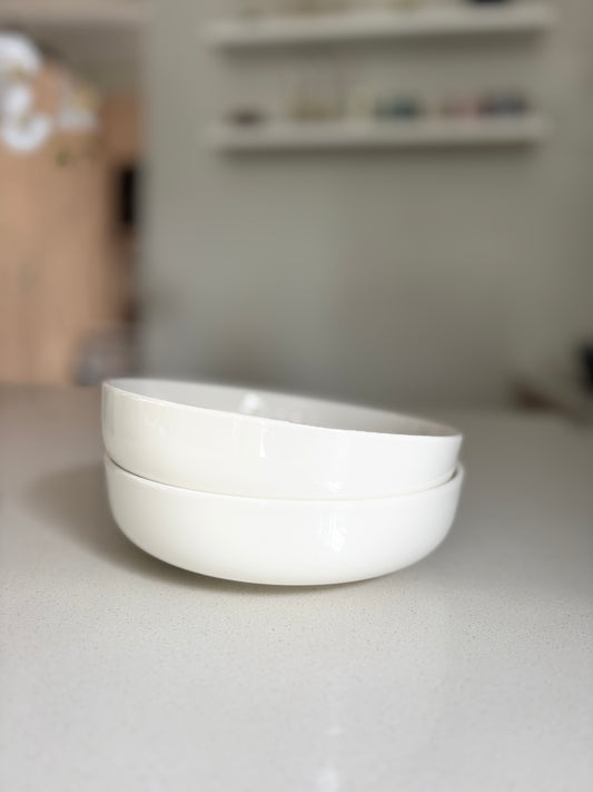 ZE white bowls