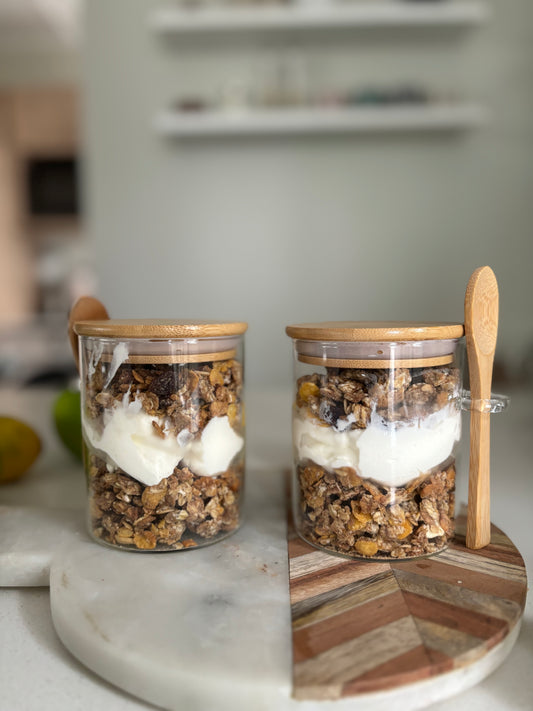 Thrive glass jars