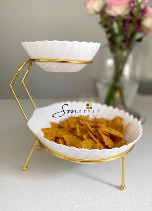 Chip and dip snack set