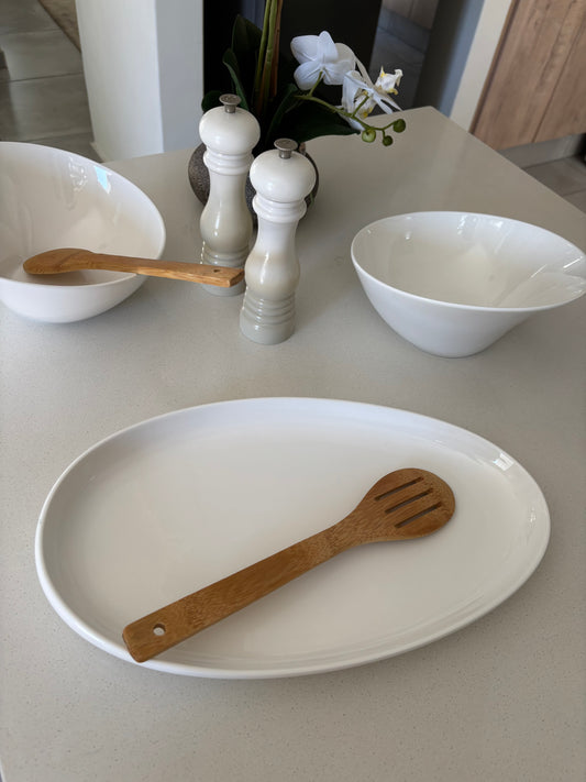 SM  ceramic serving set in stock