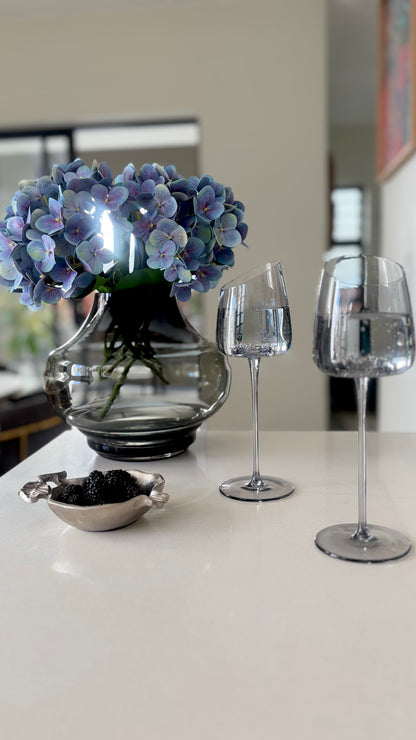 ÉLAN Slanted Wine Glasses
