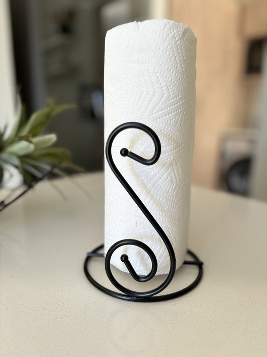 Paper towl stand - Black