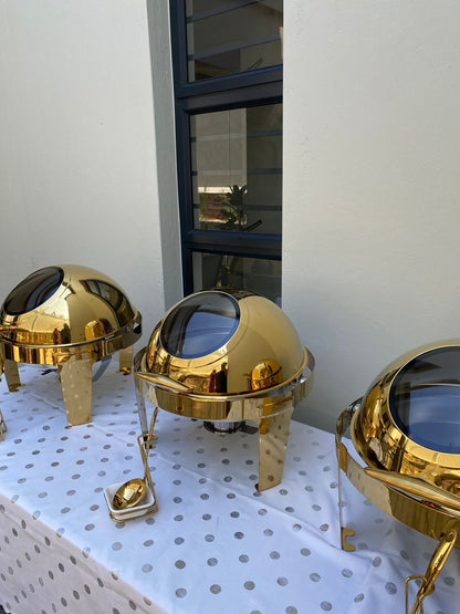 9Litre gold  window chafing dish
