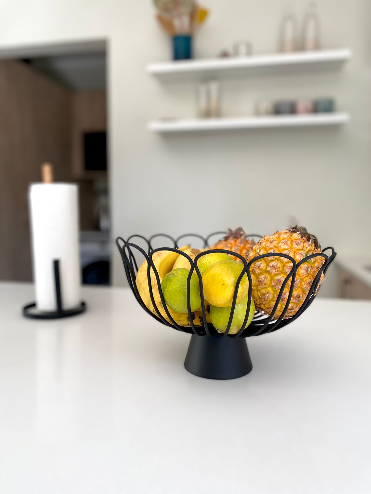 Black fruit basket