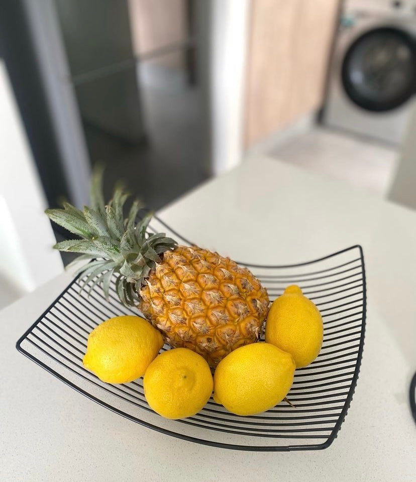 Black fruit basket + paper towel combo available R295 for 2
