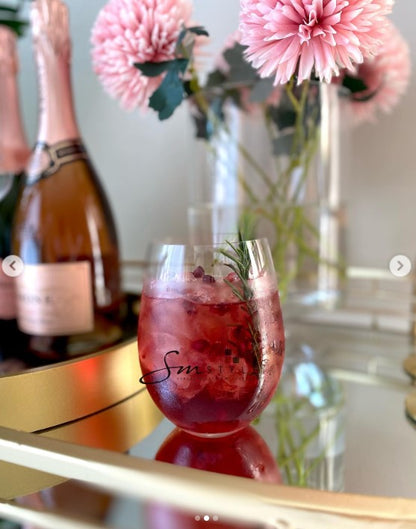 Stemless glasses